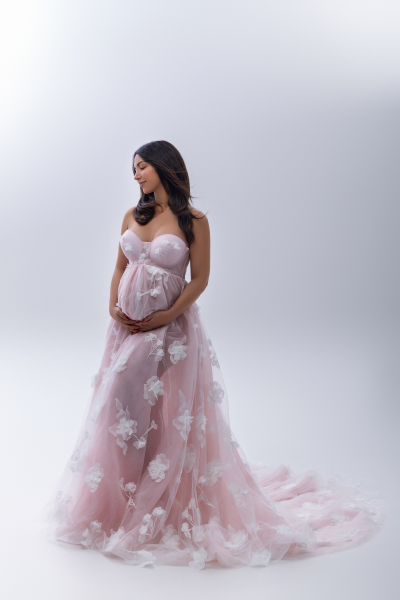 BLOSSOM in PINK#78 Babybauch Kleid