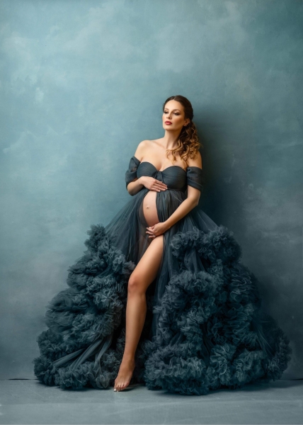 CINDERELLA#74 maternity gown for photoshooting